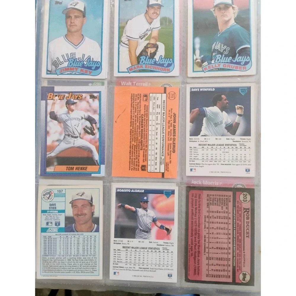 90's Baseball Card Lot 300+ Topps DonRuss Score Select Jose Conseco And More